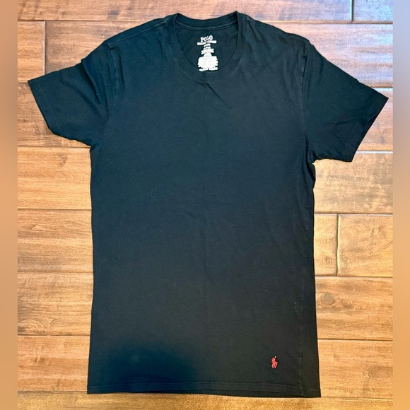 π£ Polo Ralph Lauren 4D-Flex Black Logo Tee Shirt β Menβs Medium - Picture 3 of 5